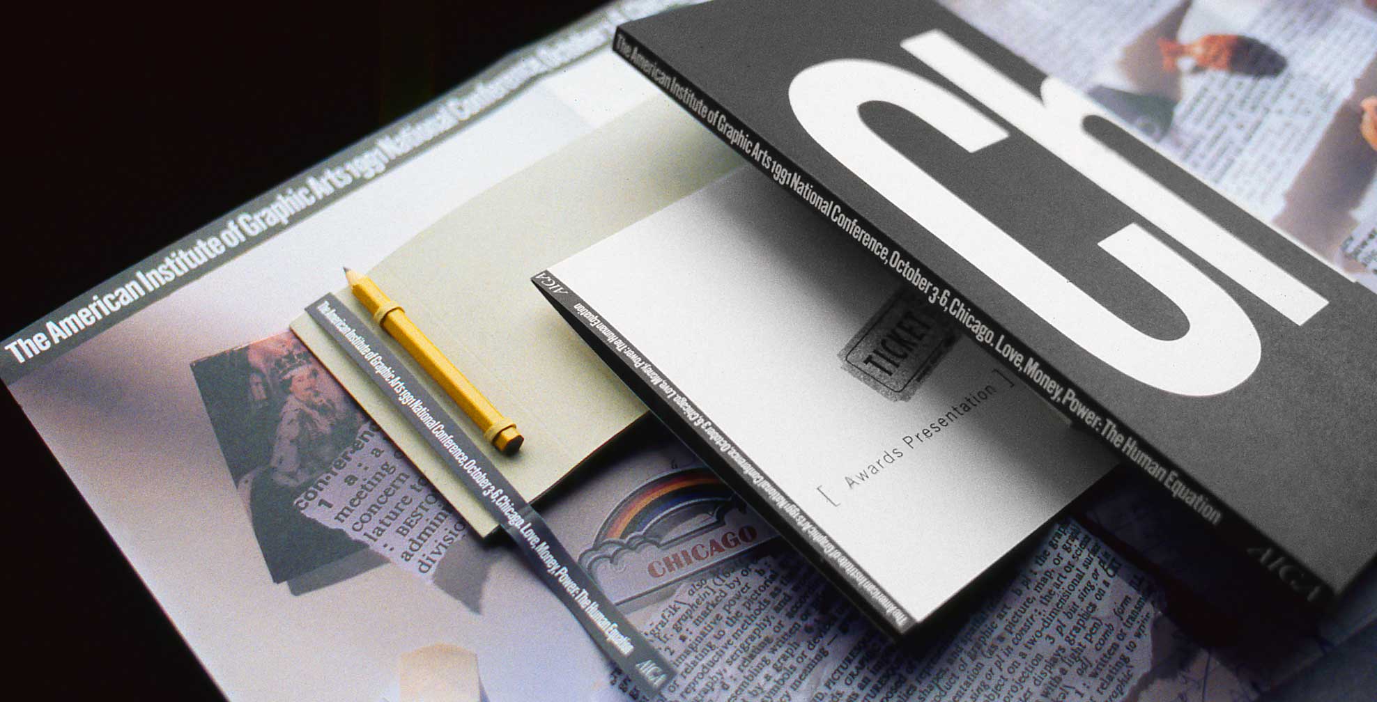 aiga-chicago_collateral.jpg Art Direction by: Bart Crosby, Crosby Associates